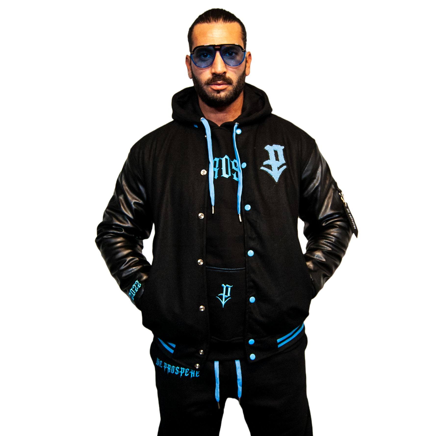 College Jacke Letterman Black – “Opening Act”