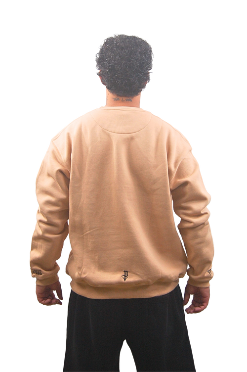 OVERSIZED SWEATSHIRT "FOREVER" BEIGE - SECOND DROP