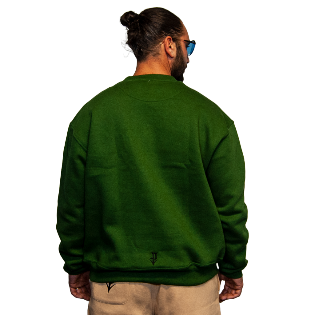 Oversized Sweatshirt Forever Navy Green – “Opening Act”