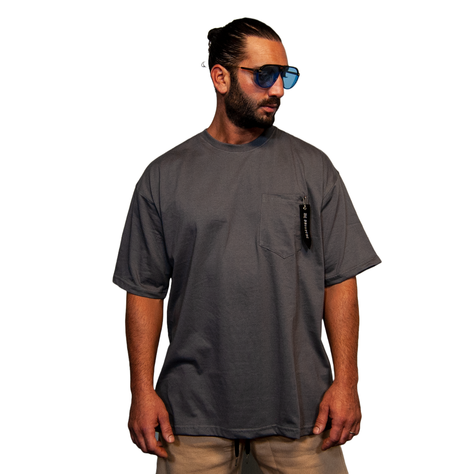 Oversized Tee The Pocket Vintage Grey - "Opening Act"