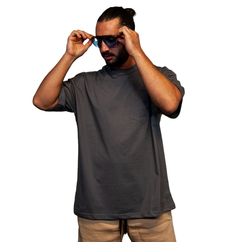 Oversized Tee The Pocket Vintage Grey - "Opening Act"