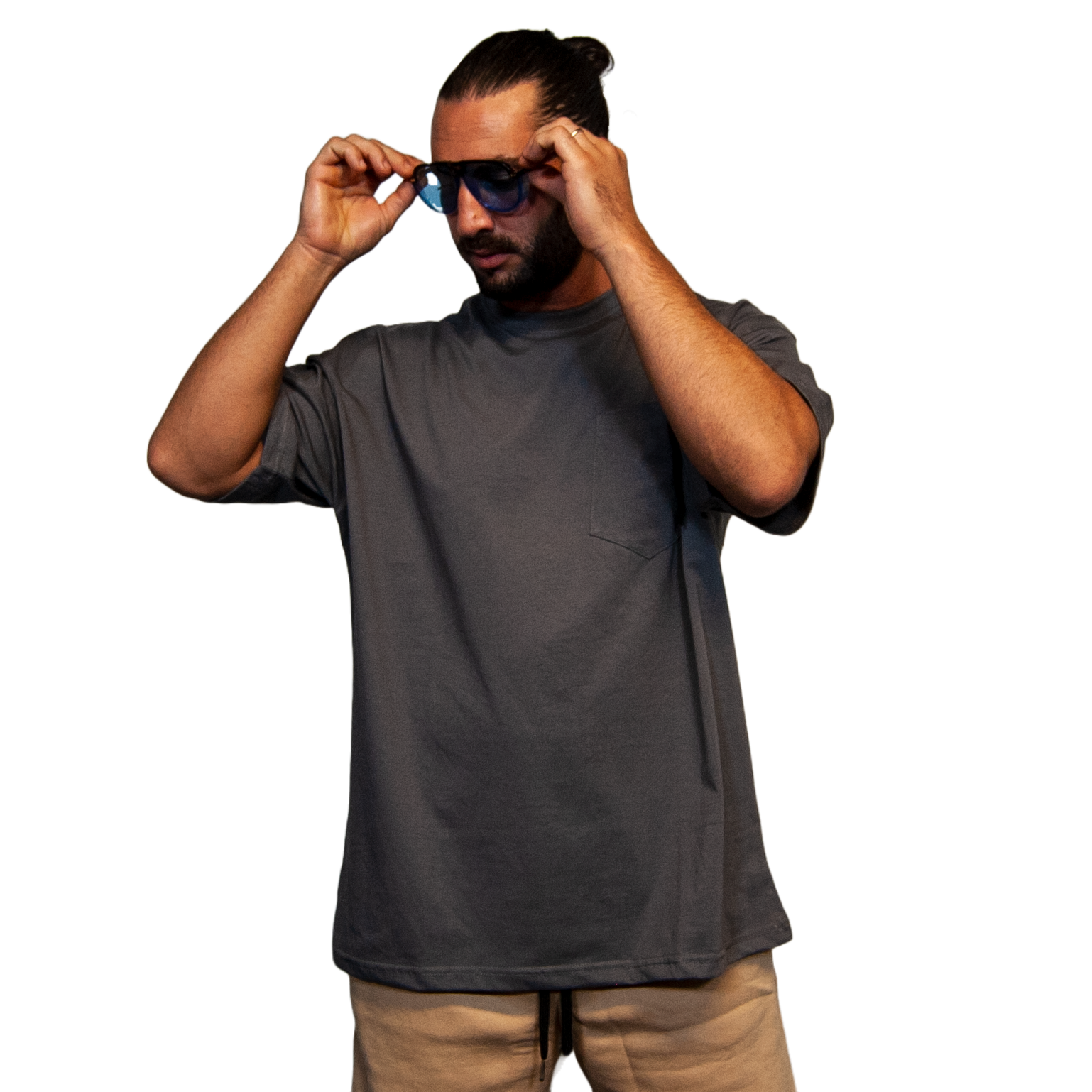 Oversized Tee The Pocket Vintage Grey - "Opening Act"