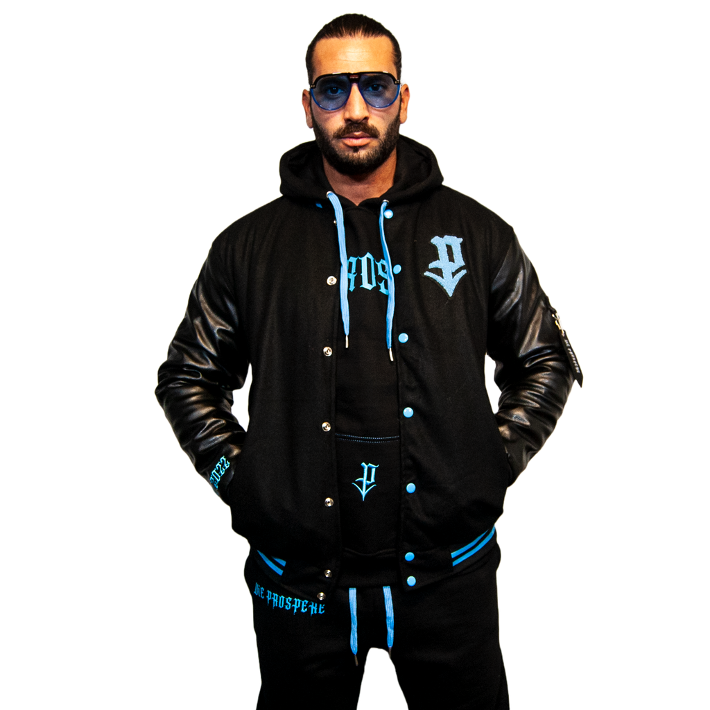 College Jacke Letterman Black – “Opening Act”