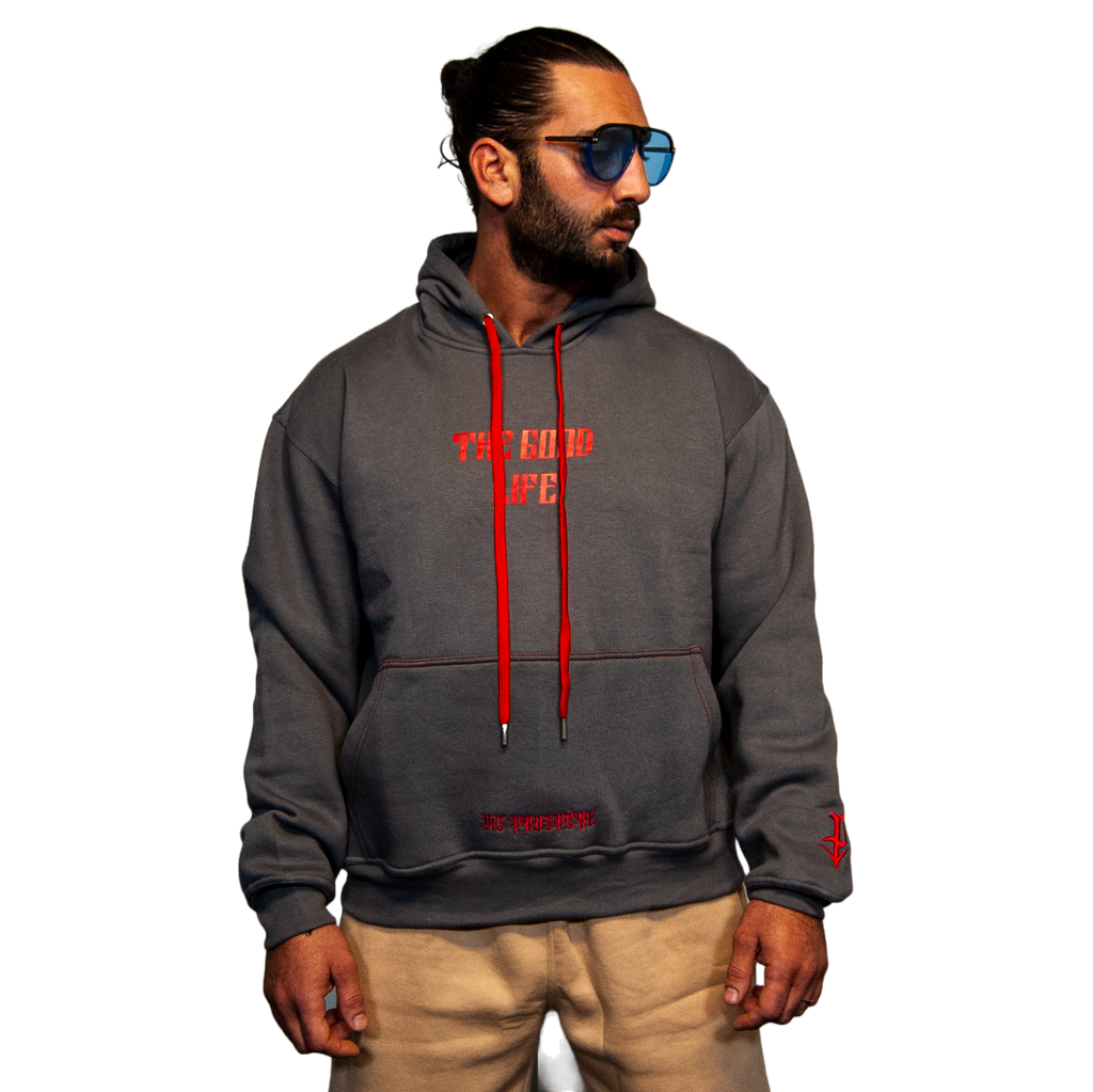 Oversized Hoodie The Good Life Vintage Grey – “Opening Act”