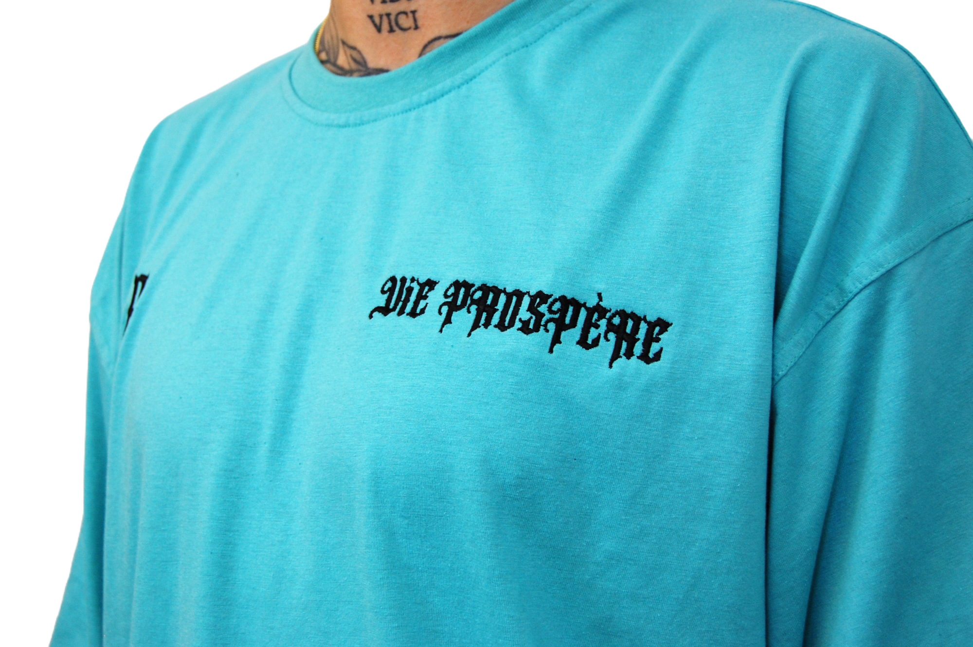 OVERSIZED TEE "THE BASIC" TURQUOISE - SECOND DROP