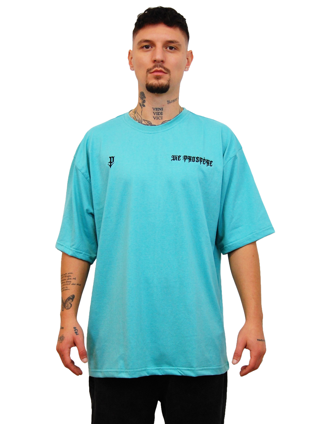 OVERSIZED TEE "THE BASIC" TURQUOISE - SECOND DROP