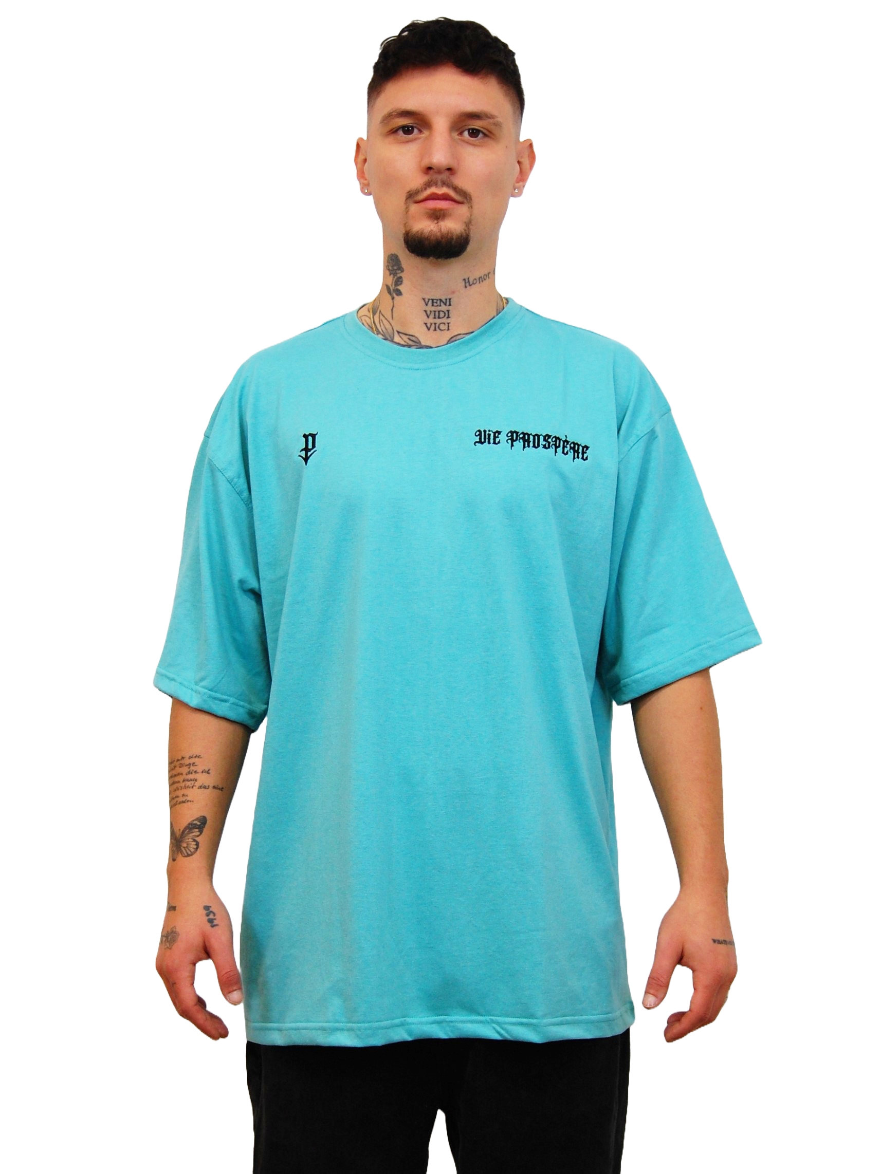 OVERSIZED TEE "THE BASIC" TURQUOISE - SECOND DROP