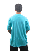 OVERSIZED TEE "THE BASIC" TURQUOISE - SECOND DROP