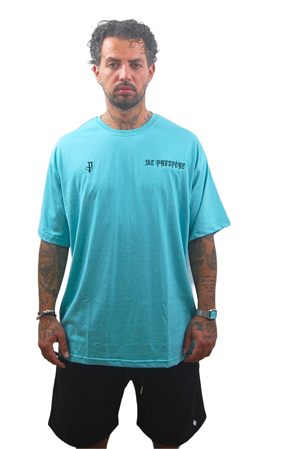 OVERSIZED TEE "THE BASIC" TURQUOISE - SECOND DROP