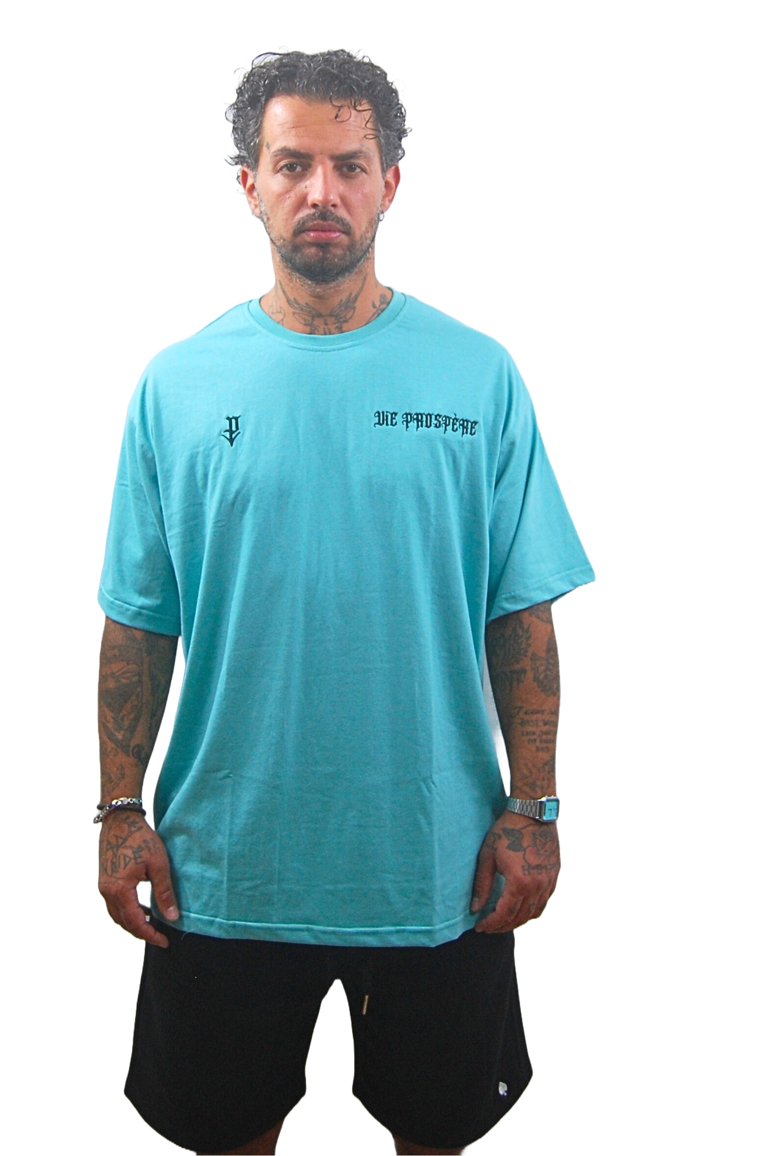 OVERSIZED TEE "THE BASIC" TURQUOISE - SECOND DROP