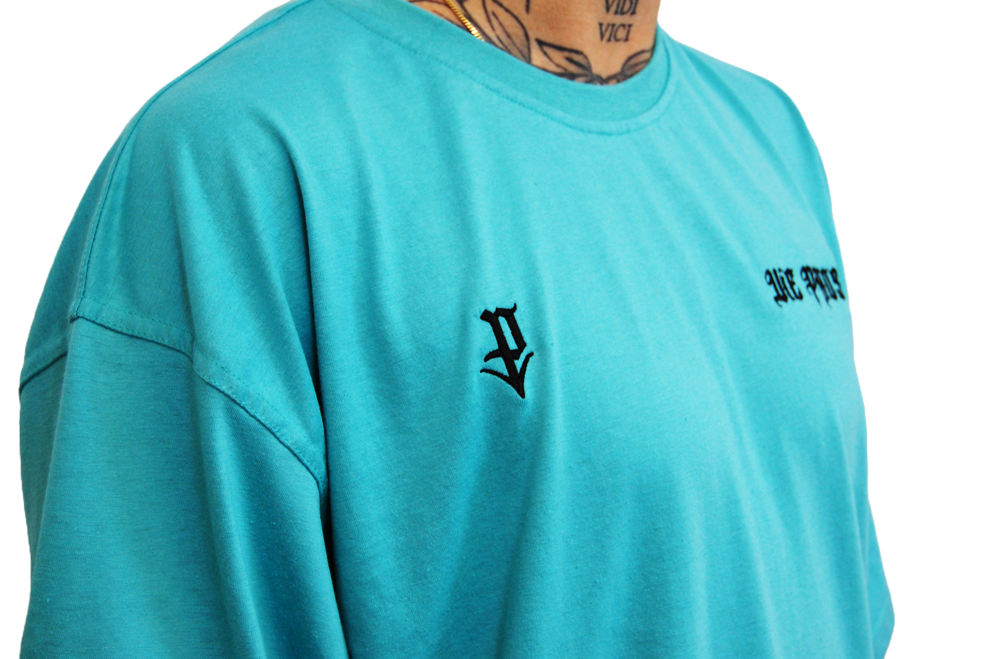 OVERSIZED TEE "THE BASIC" TURQUOISE - SECOND DROP