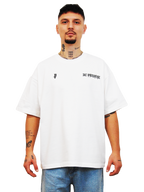 "DREAMS" OVERSIZED T-SHIRT - "SUCCES & PROSPÉRE" IN WEIß