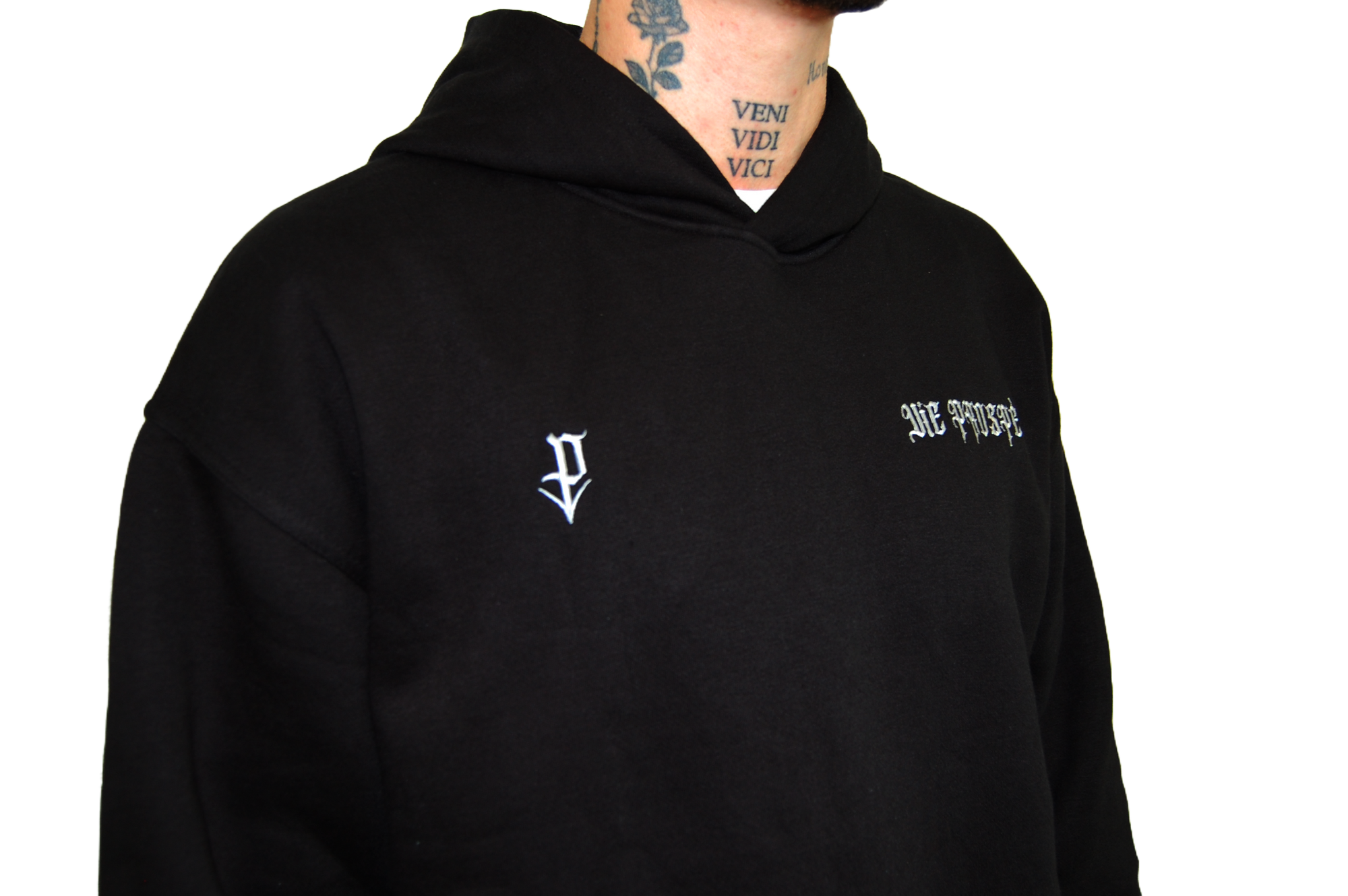 OVERSIZED HOODIE "DESIRE" BLACK - "SECOND DROP"