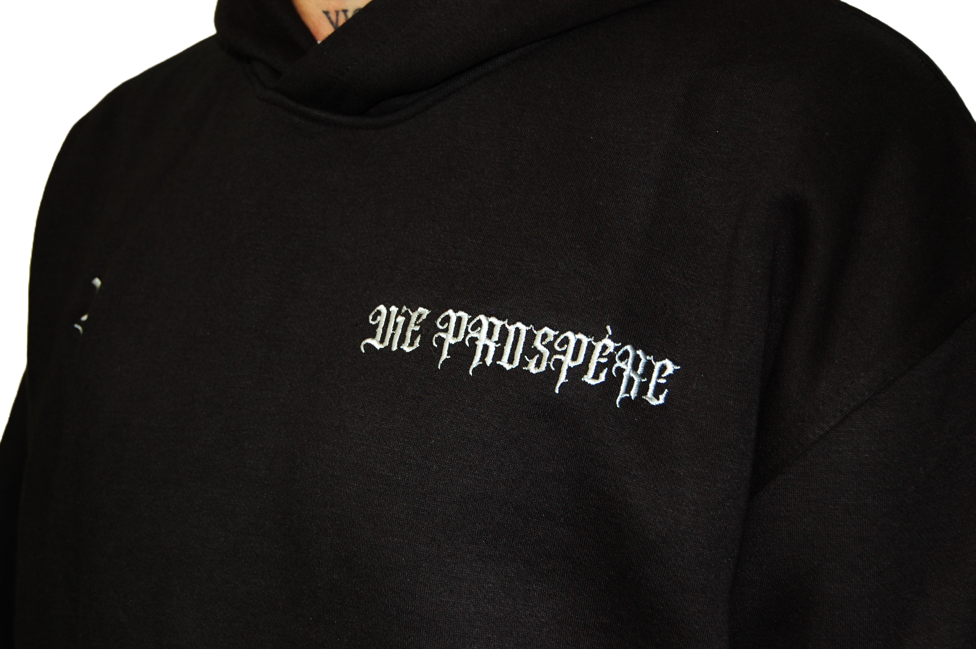 OVERSIZED HOODIE "DESIRE" BLACK - "SECOND DROP"