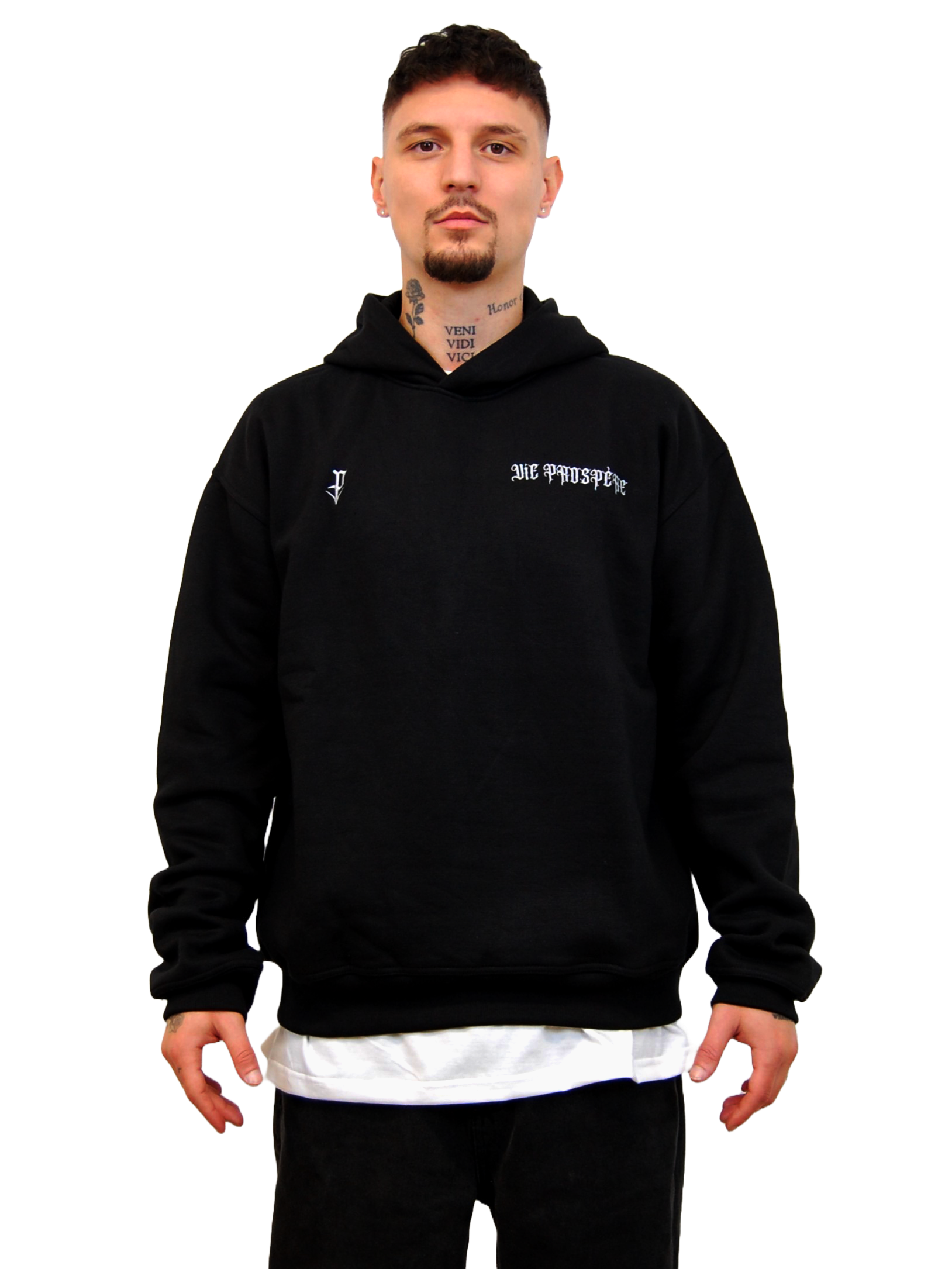 OVERSIZED HOODIE "DESIRE" BLACK - "SECOND DROP"