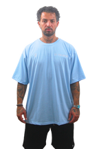 OVERSIZED TEE "REMEMBER" BABYBLUE - SECOND DROP