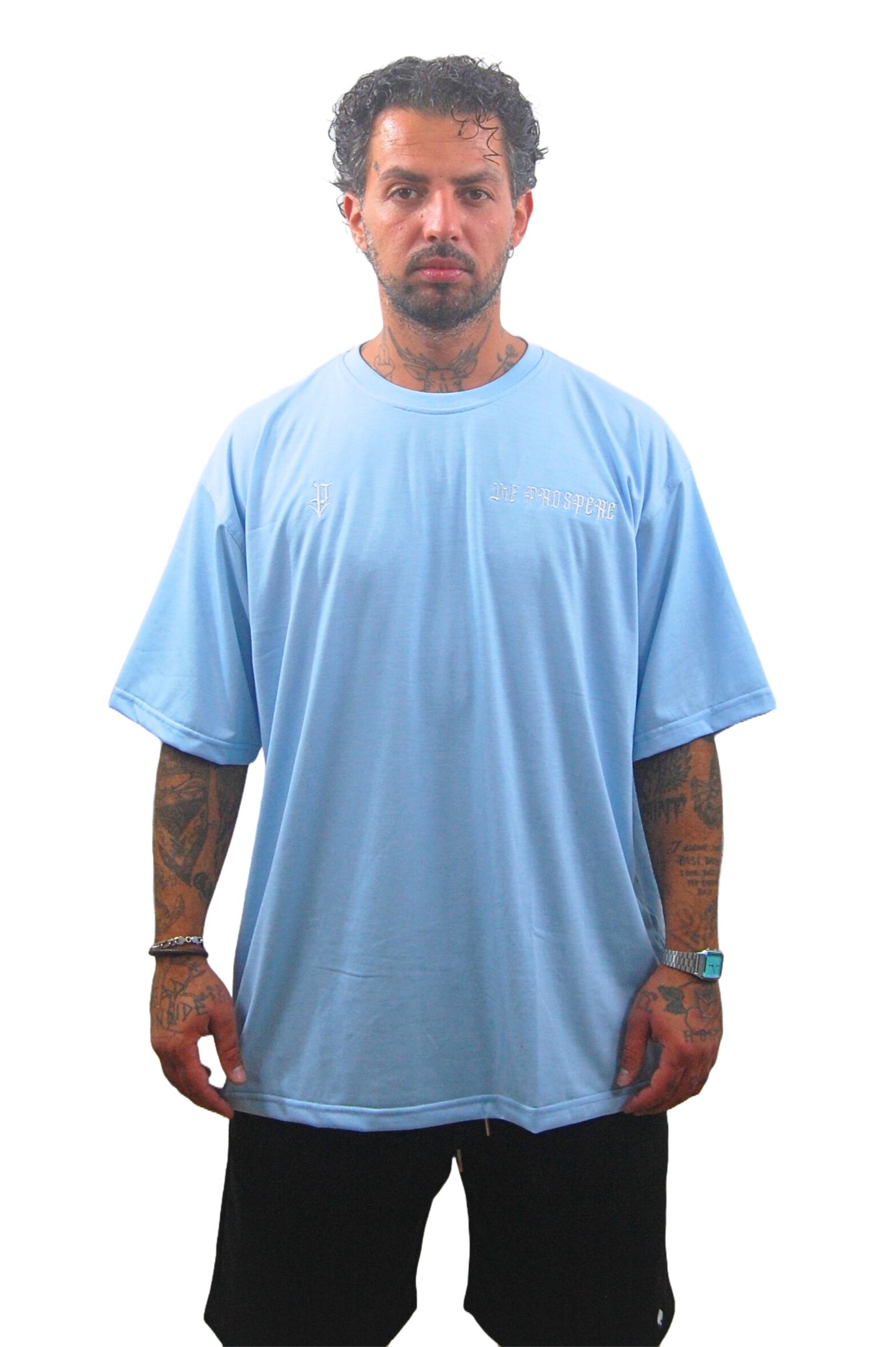 OVERSIZED TEE "REMEMBER" BABYBLUE - SECOND DROP
