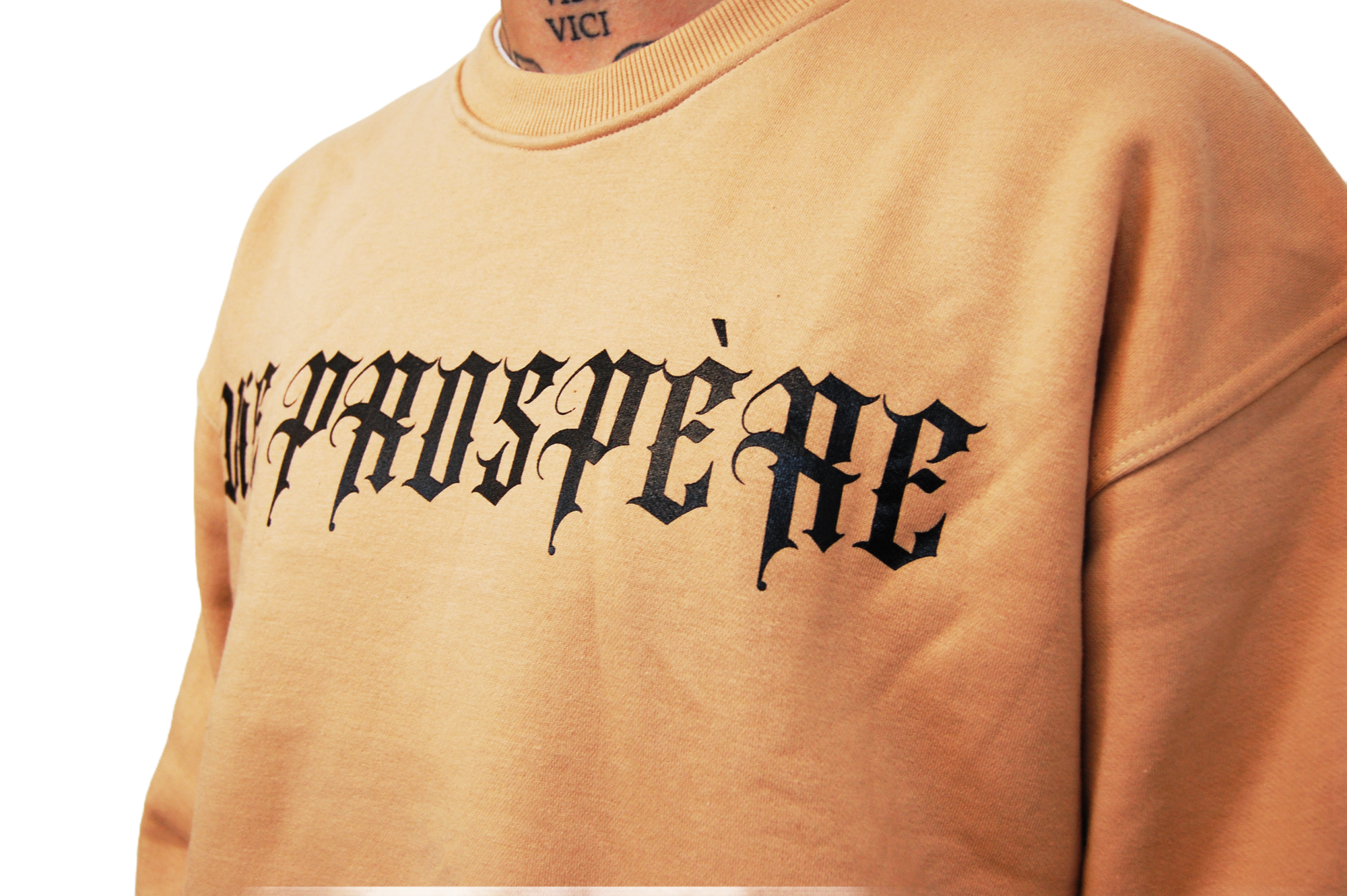 OVERSIZED SWEATSHIRT "FOREVER" BEIGE - SECOND DROP