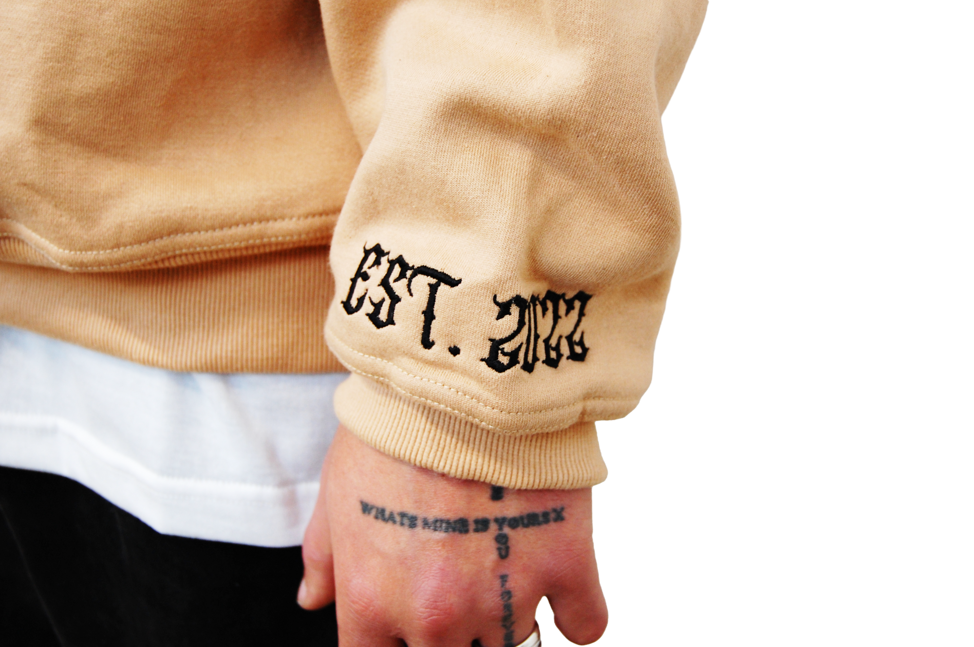 OVERSIZED SWEATSHIRT "FOREVER" BEIGE - SECOND DROP